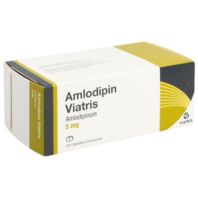 AMLODIPIN Viatris Tabl 5 mg 100 Stk