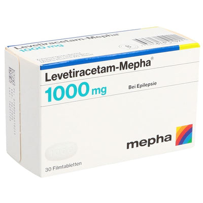 LEVETIRACETAM Mepha Filmtabl 1000 mg 30 Stk