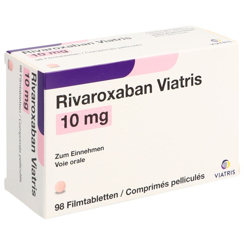 RIVAROXABAN Viatris Filmtabl 10 mg 98 Stk