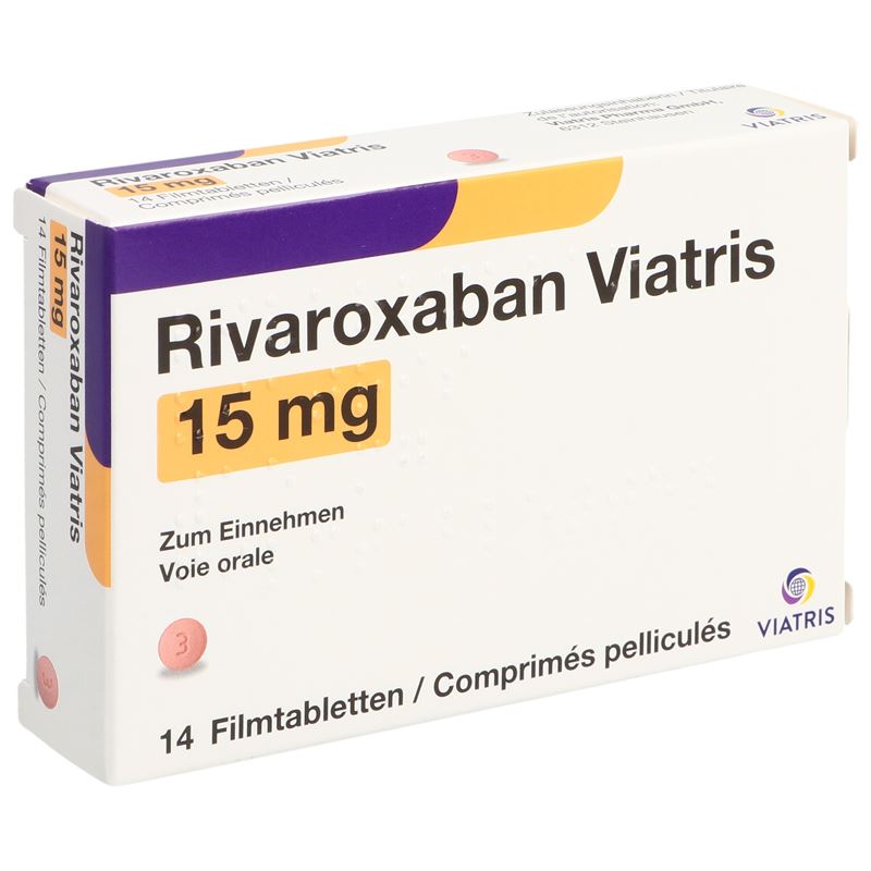 RIVAROXABAN Viatris Filmtabl 15 mg 14 Stk