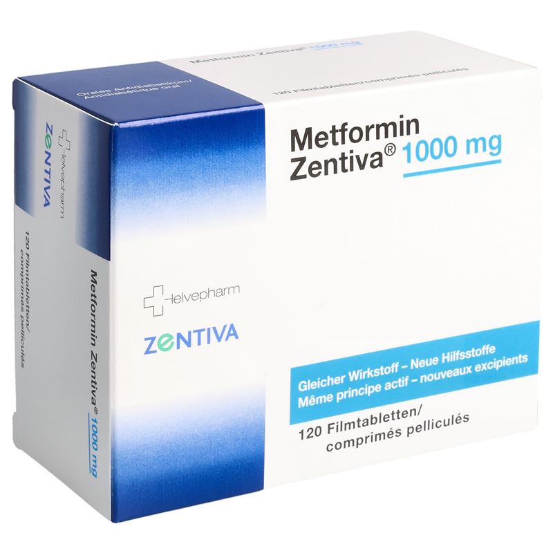 METFORMIN Zentiva Filmtabl 1000 mg (neu) 120 Stk