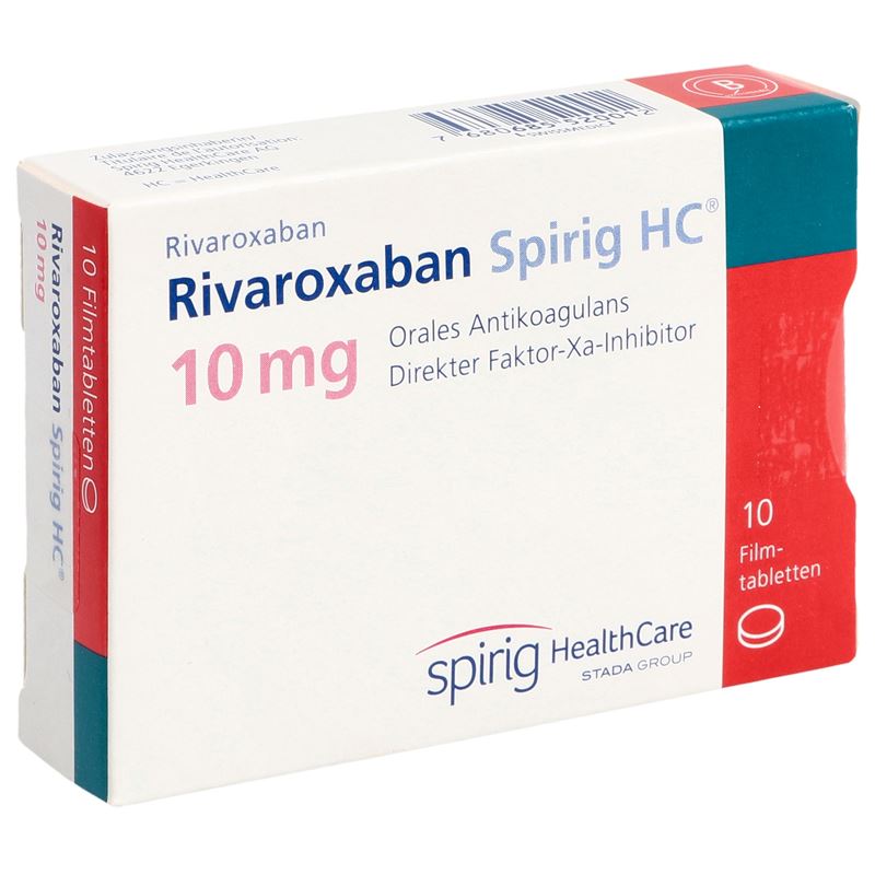 RIVAROXABAN Spirig HC Filmtabl 10 mg 10 Stk