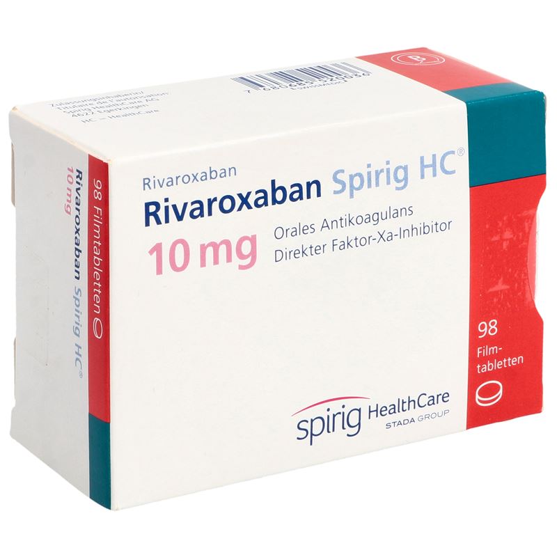 RIVAROXABAN Spirig HC Filmtabl 10 mg 98 Stk