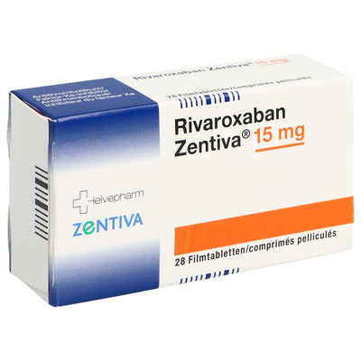 RIVAROXABAN Zentiva Filmtabl 15 mg 28 Stk