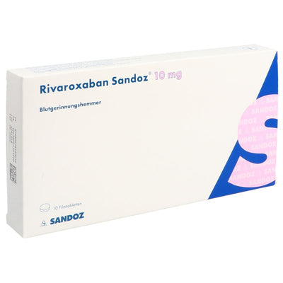 RIVAROXABAN Sandoz Filmtabl 10 mg 10 Stk