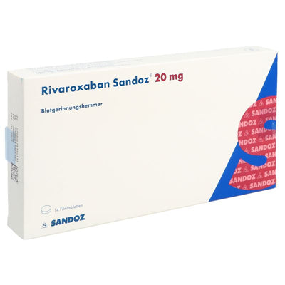 RIVAROXABAN Sandoz Filmtabl 20 mg 14 Stk