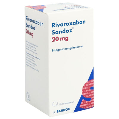 RIVAROXABAN Sandoz Filmtabl 20 mg Ds 100 Stk