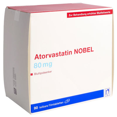 ATORVASTATIN NOBEL Filmtabl 80 mg 90 Stk