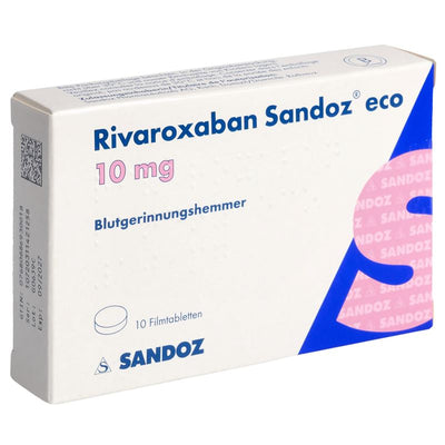 RIVAROXABAN Sandoz eco Filmtabl 10 mg 10 Stk