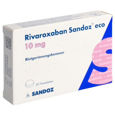 RIVAROXABAN Sandoz eco Filmtabl 10 mg 30 Stk