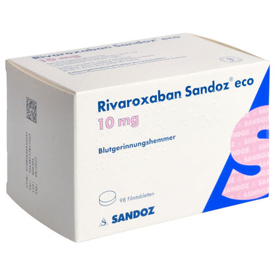 RIVAROXABAN Sandoz eco Filmtabl 10 mg 98 Stk