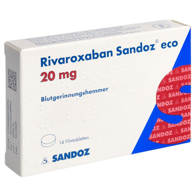 RIVAROXABAN Sandoz eco Filmtabl 20 mg 14 Stk