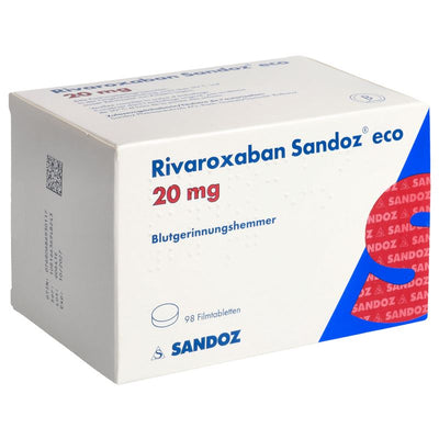 RIVAROXABAN Sandoz eco Filmtabl 20 mg 98 Stk