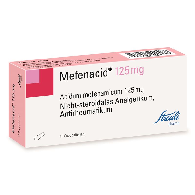 MEFENACID Supp 125 mg 10 Stk