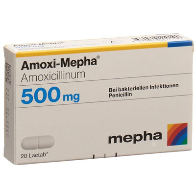 AMOXI Mepha Lactab 500 mg 20 Stk