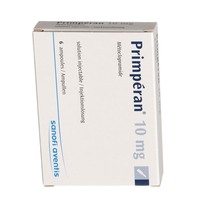 PRIMPERAN Inj Lös 10 mg/2ml i.m./i.v. 6 Amp 2 ml