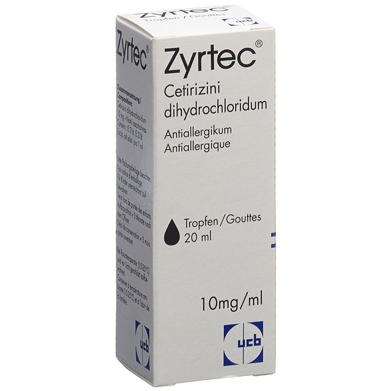 ZYRTEC Tropfen 10 mg/ml Fl 20 ml
