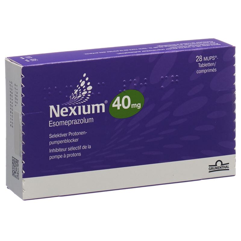 NEXIUM Mups Tabl 40 mg 28 Stk