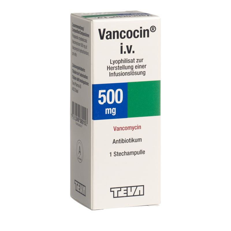 VANCOCIN Trockensub 500 mg i.v. Durchstf