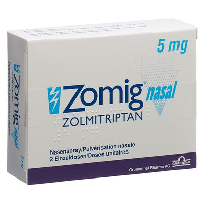 ZOMIG nasal Nasenspray 5 mg Monodos 2 Stk