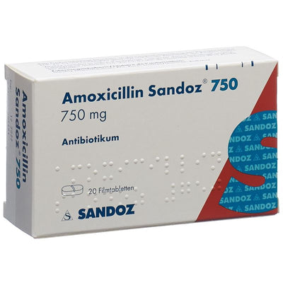 AMOXICILLIN Sandoz Filmtabl 750 mg 20 Stk