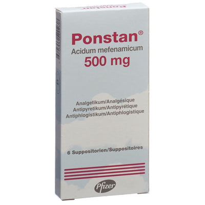 PONSTAN Supp 500 mg Erw 6 Stk