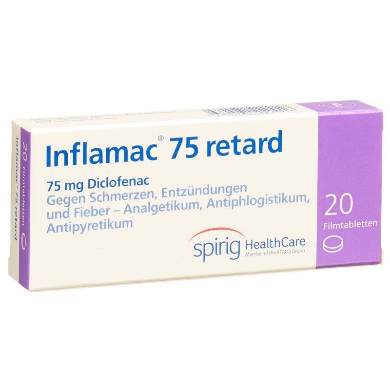 INFLAMAC retard Ret Filmtabl 75 mg 20 Stk
