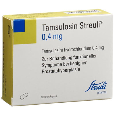 TAMSULOSIN Streuli Ret Kaps 0.4 mg 30 Stk