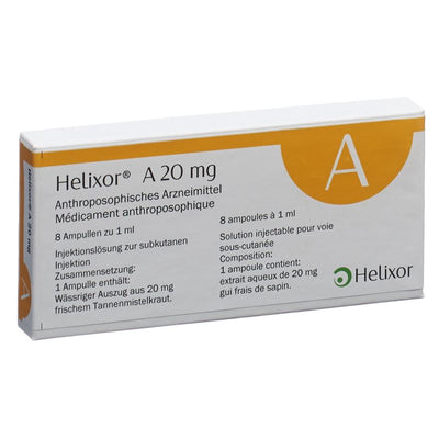 HELIXOR A Inj Lös 20 mg 8 Amp 1 mg