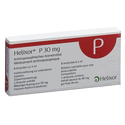 HELIXOR P Inj Lös 30 mg 8 Amp 1 ml