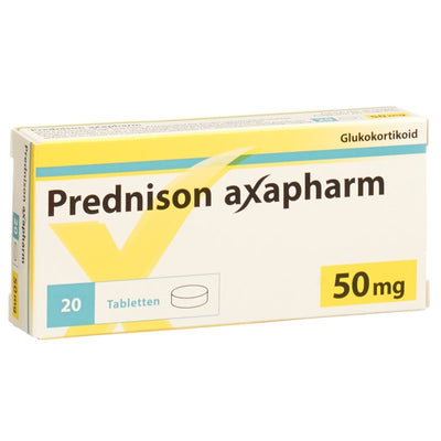 PREDNISON axapharm Tabl 50 mg 20 Stk