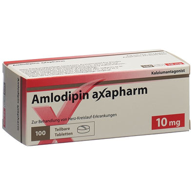 AMLODIPIN axapharm Tabl 10 mg 100 Stk