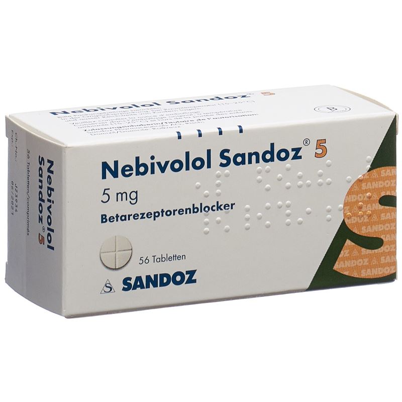 NEBIVOLOL Sandoz Tabl 5 mg 56 Stk