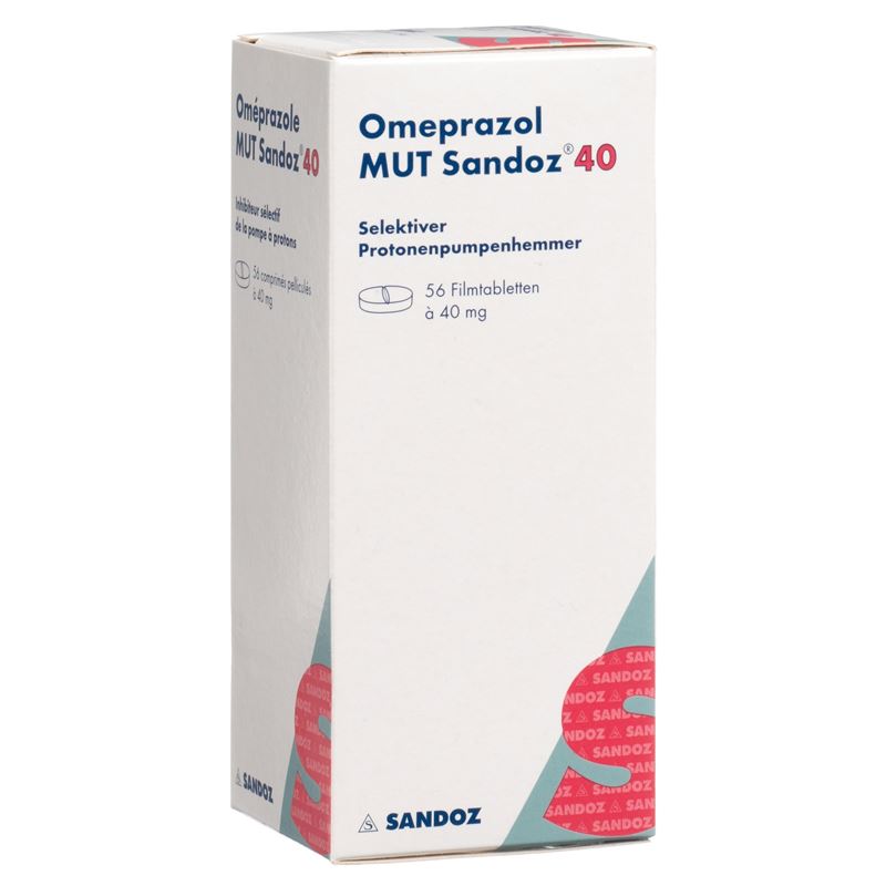 OMEPRAZOL MUT Sandoz Filmtabl 40 mg Ds 56 Stk