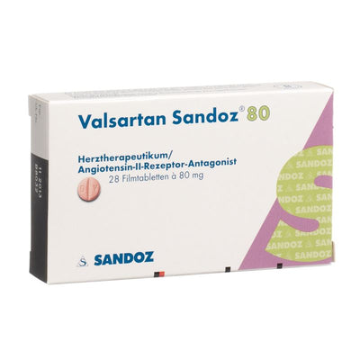 VALSARTAN Sandoz Filmtabl 80 mg 28 Stk