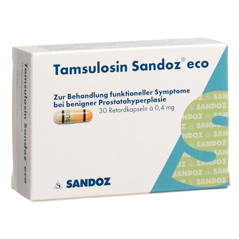 TAMSULOSIN Sandoz eco Ret Kaps 0.4 mg 30 Stk