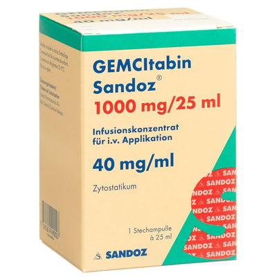 GEMCITABIN Sandoz Inf Konz 1000 mg/25ml Durchstf