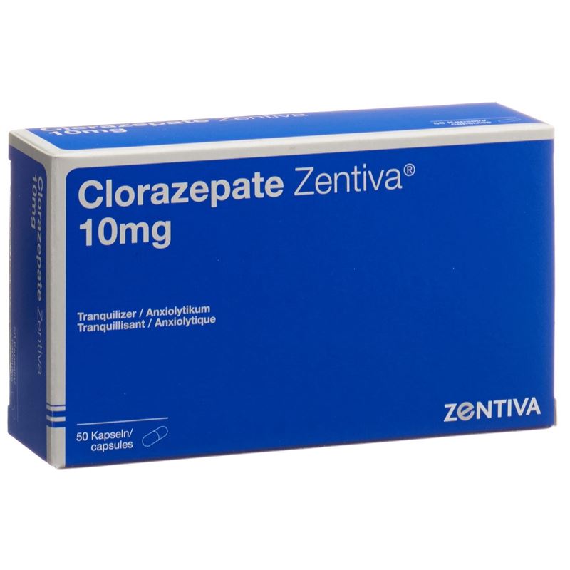 CLORAZEPATE Zentiva Kaps 10 mg 50 Stk