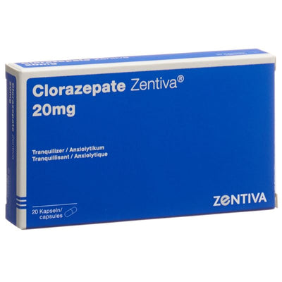 CLORAZEPATE Zentiva Kaps 20 mg 20 Stk