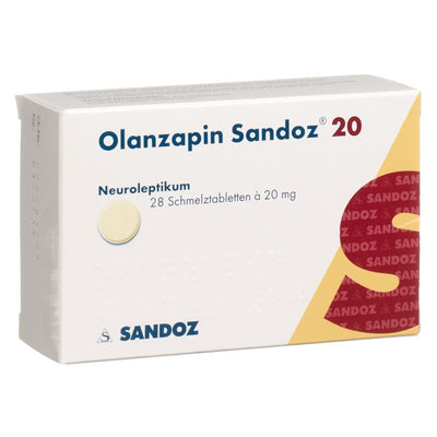 OLANZAPIN Sandoz Schmelztabl 20 mg 28 Stk