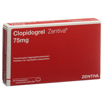 CLOPIDOGREL Zentiva Filmtabl 75 mg 28 Stk