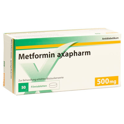 METFORMIN Axapharm Filmtabl 500 mg 50 Stk