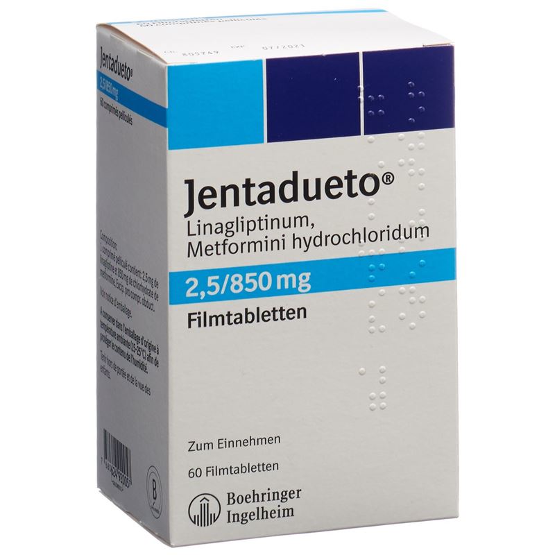 JENTADUETO Filmtabl 2.5 mg/850 mg 60 Stk