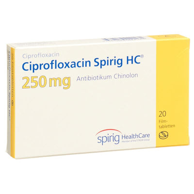 CIPROFLOXACIN Spirig HC Filmtabl 250 mg 20 Stk