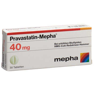 PRAVASTATIN Mepha Tabl 40 mg 30 Stk