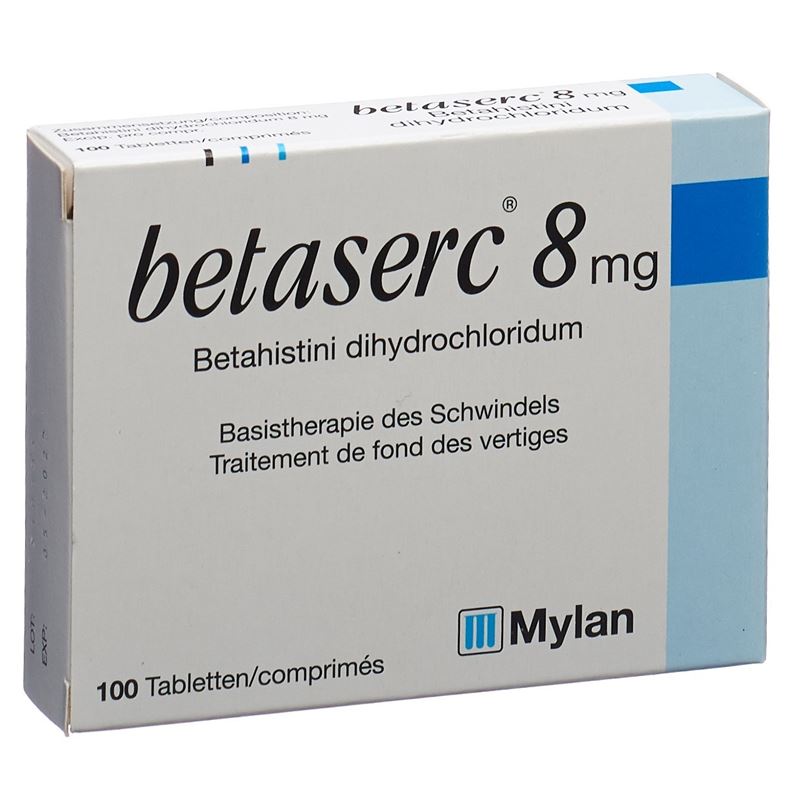 BETASERC Tabl 8 mg 100 Stk