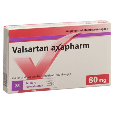 VALSARTAN axapharm Filmtabl 80 mg 28 Stk