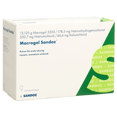 MACROGOL Sandoz Plv Btl 20 Stk