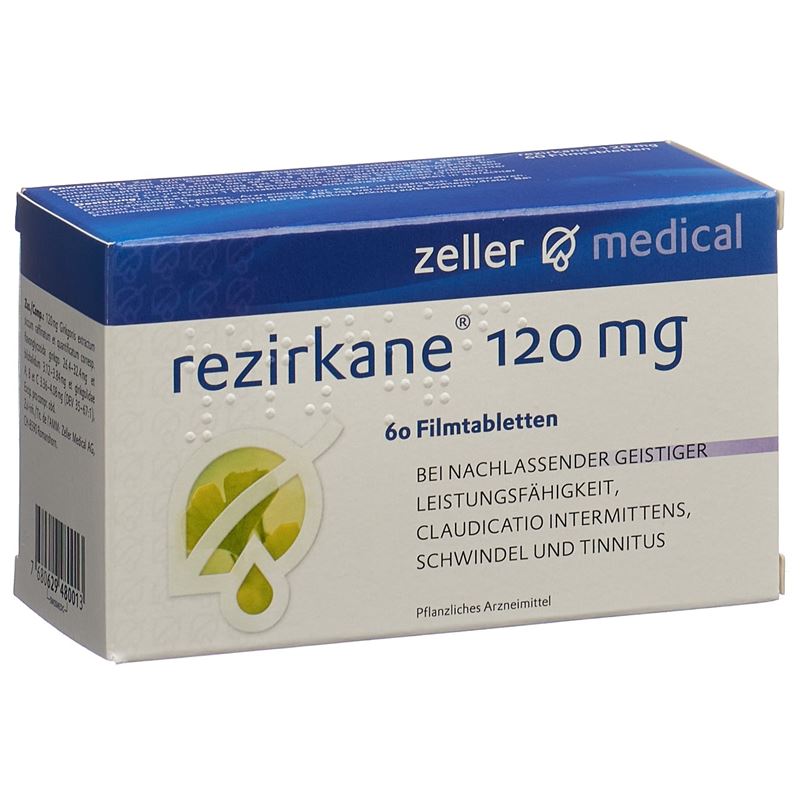 REZIRKANE Filmtabl 120 mg 60 Stk