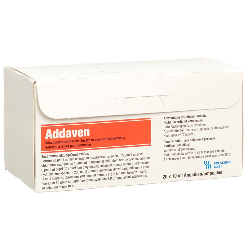 ADDAVEN Inf Konz 20 Amp 10 ml